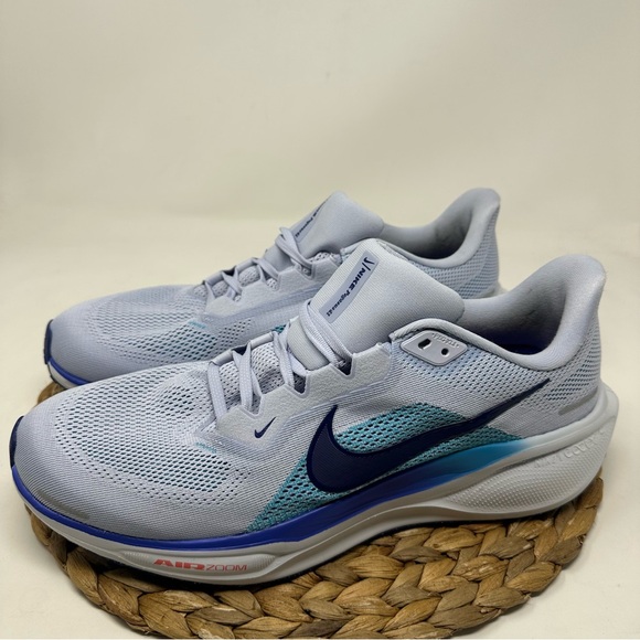 NIKE Pegasus 41 Running Shoes Blue Grey Size 12 Men's - Picture 4 of 9